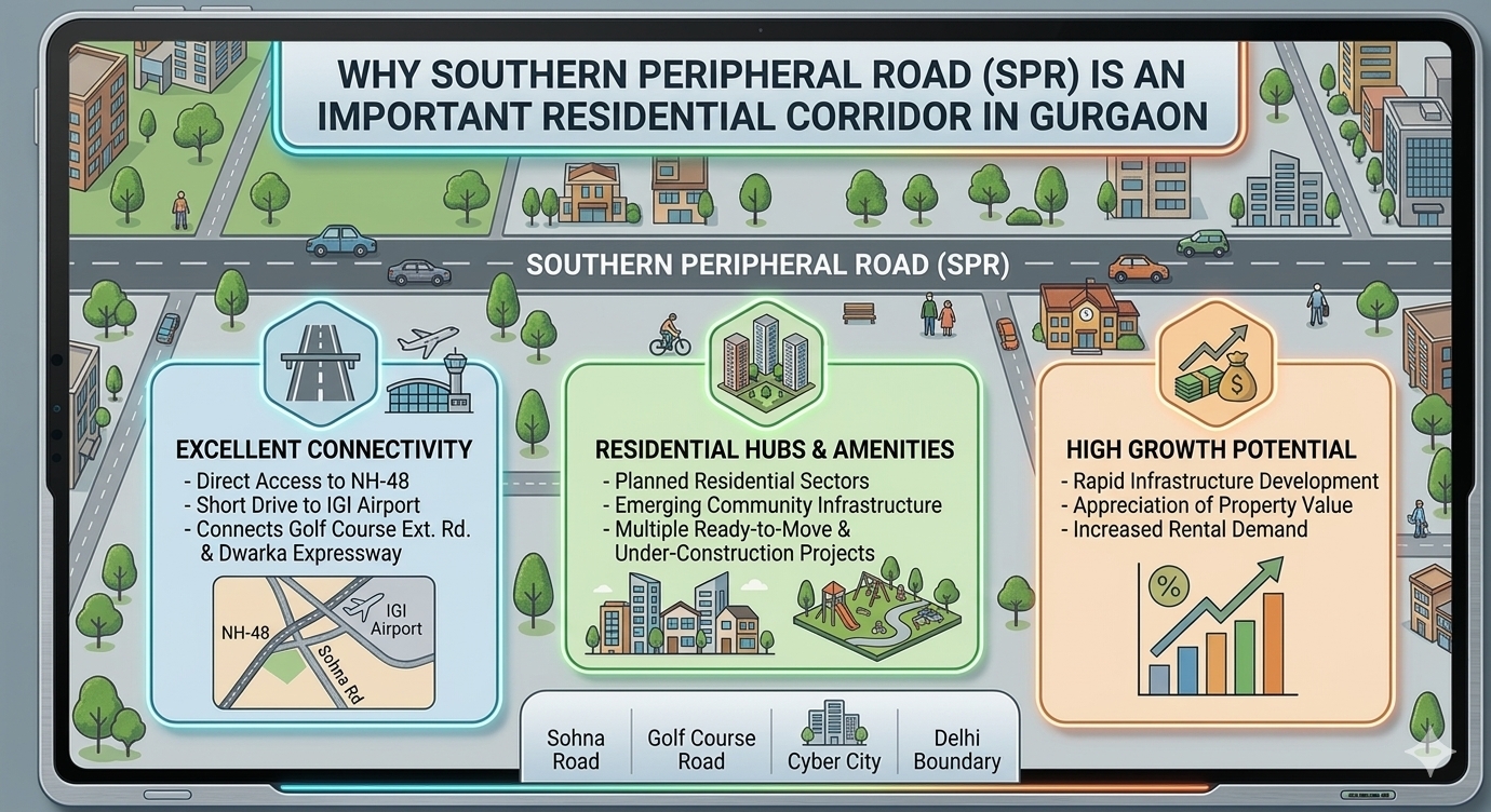 Why Southern Peripheral Road (SPR) Is an Important Residential Corridor in Gurgaon why-southern-peripheral-road-spr-is-an-important-residential-corridor-in-gurgaon